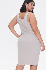 Plus Size Bodycon Tank Dress