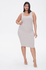 Plus Size Bodycon Tank Dress