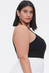 Plus Size Seamed Cami Bodysuit