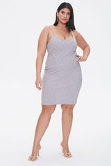 Plus Size Ribbed Cami Dress