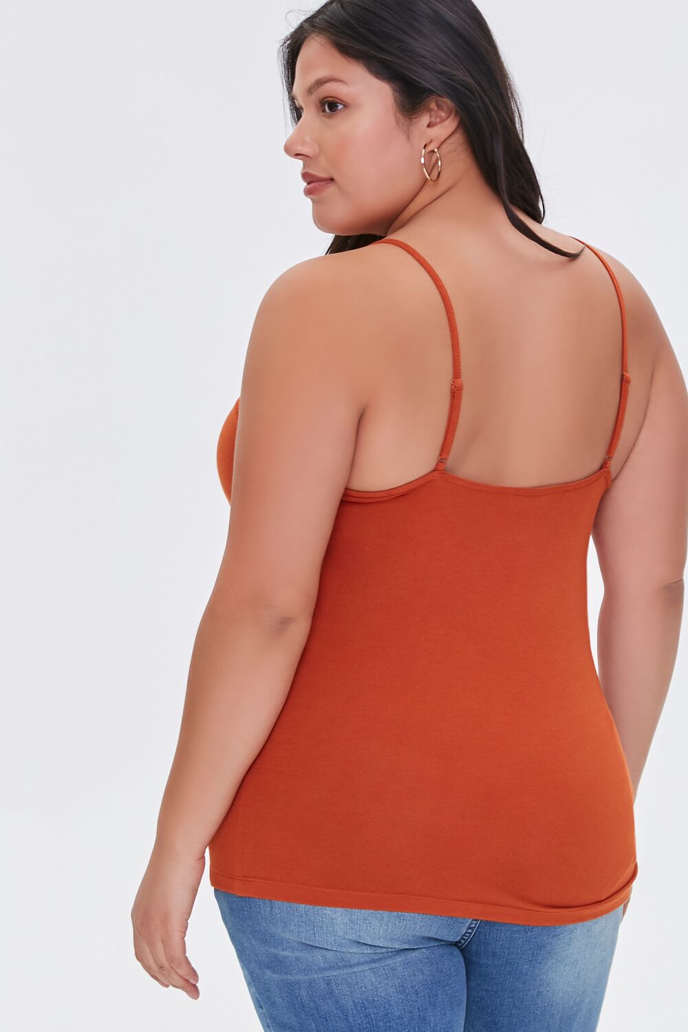 Plus Size Cotton Basic Cami