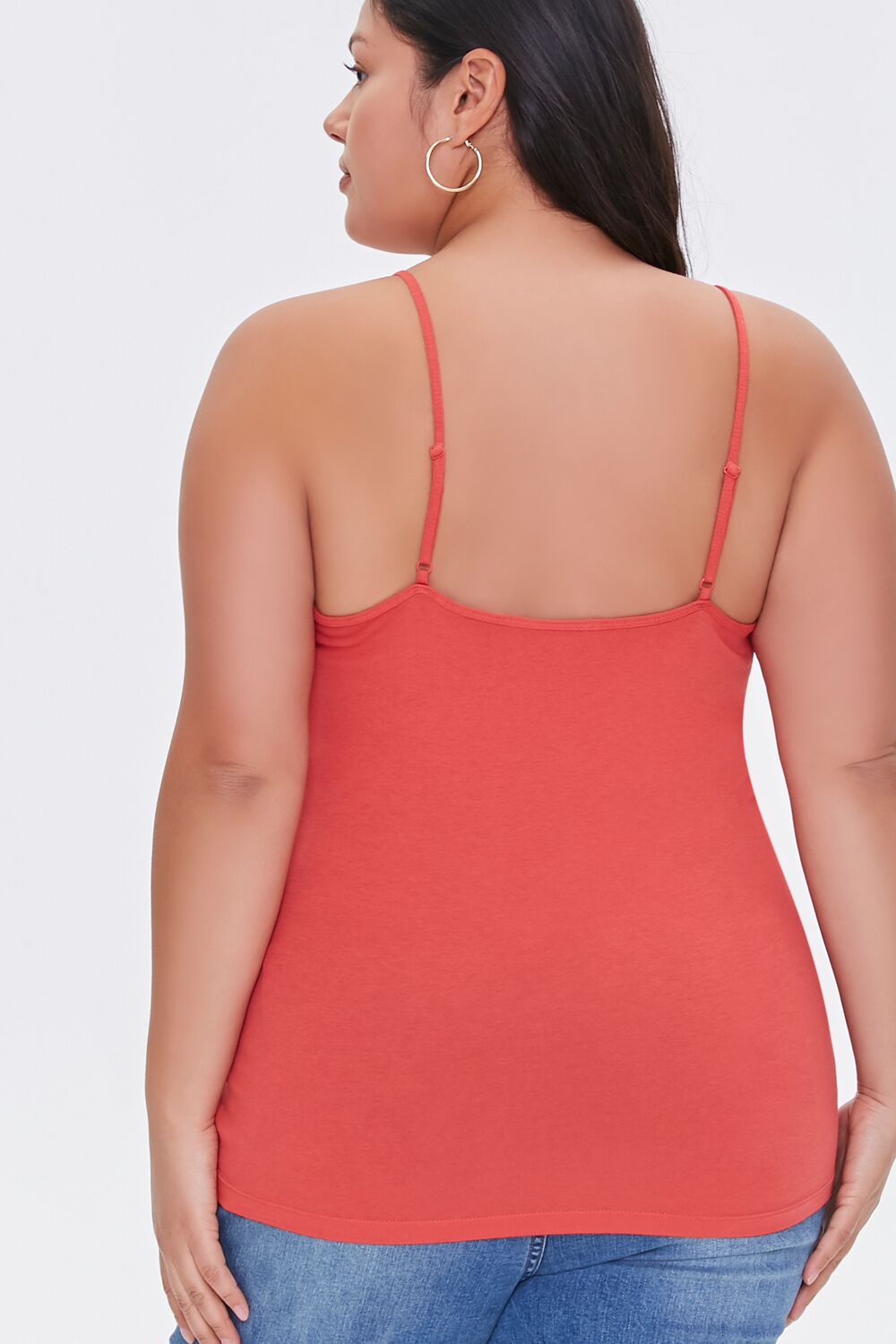Plus Size Cotton Basic Cami