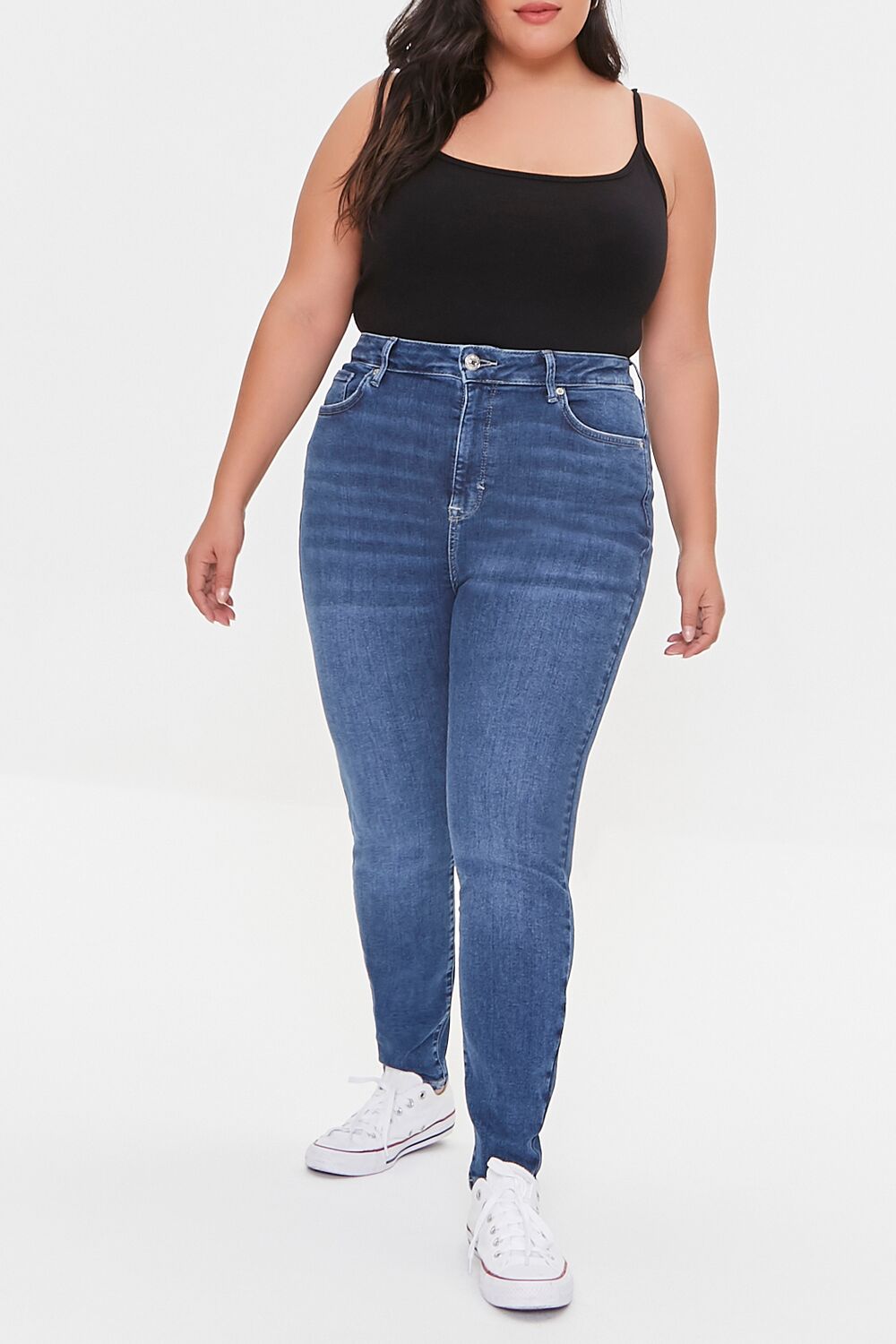Plus Size Basic Cami Bodysuit
