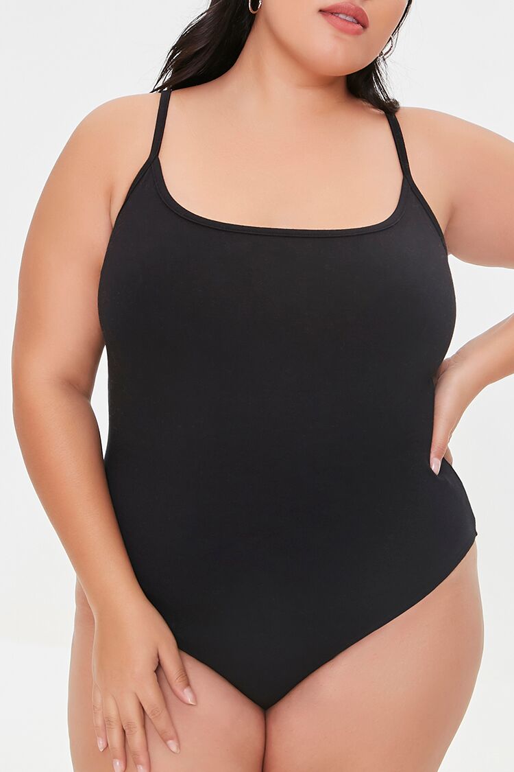 Plus Size Basic Cami Bodysuit