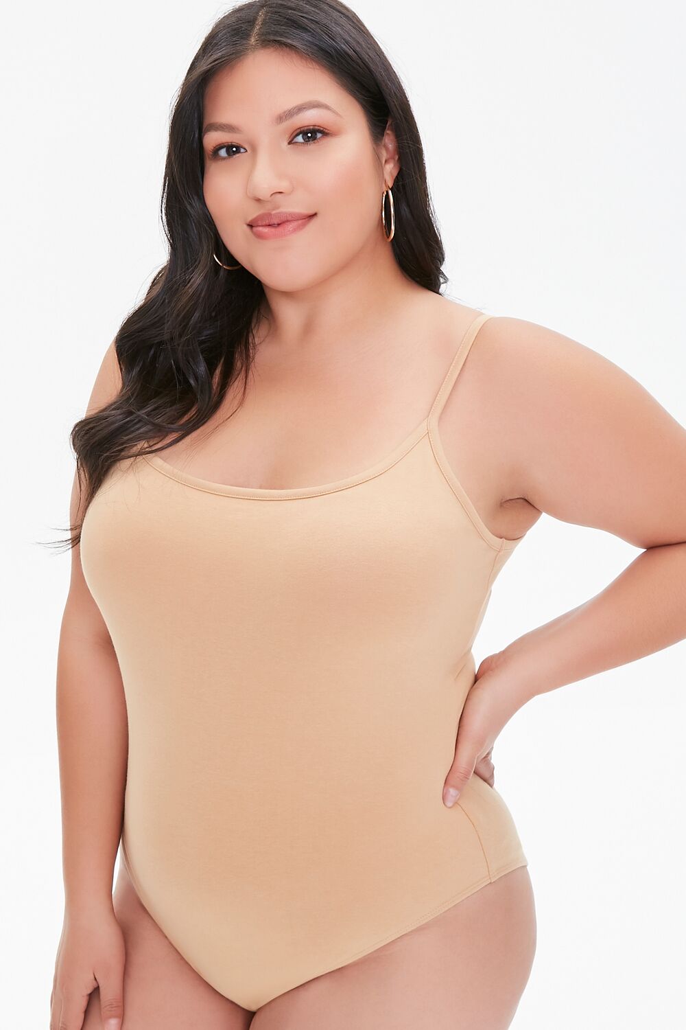 Plus Size Basic Cami Bodysuit