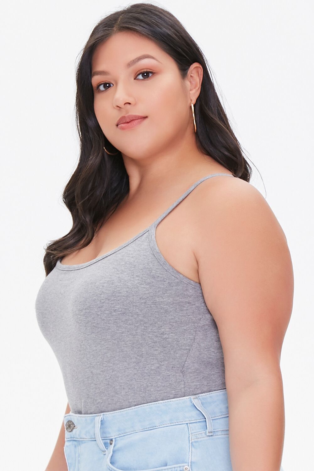 Plus Size Basic Cami Bodysuit