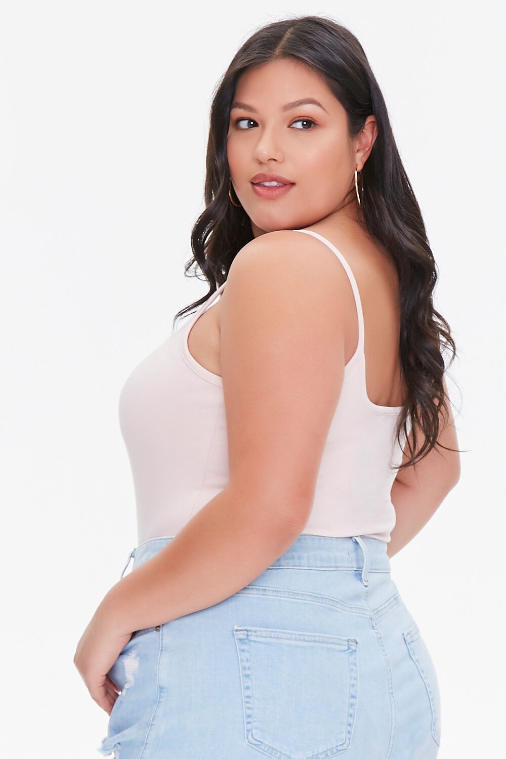 Plus Size Basic Cami Bodysuit