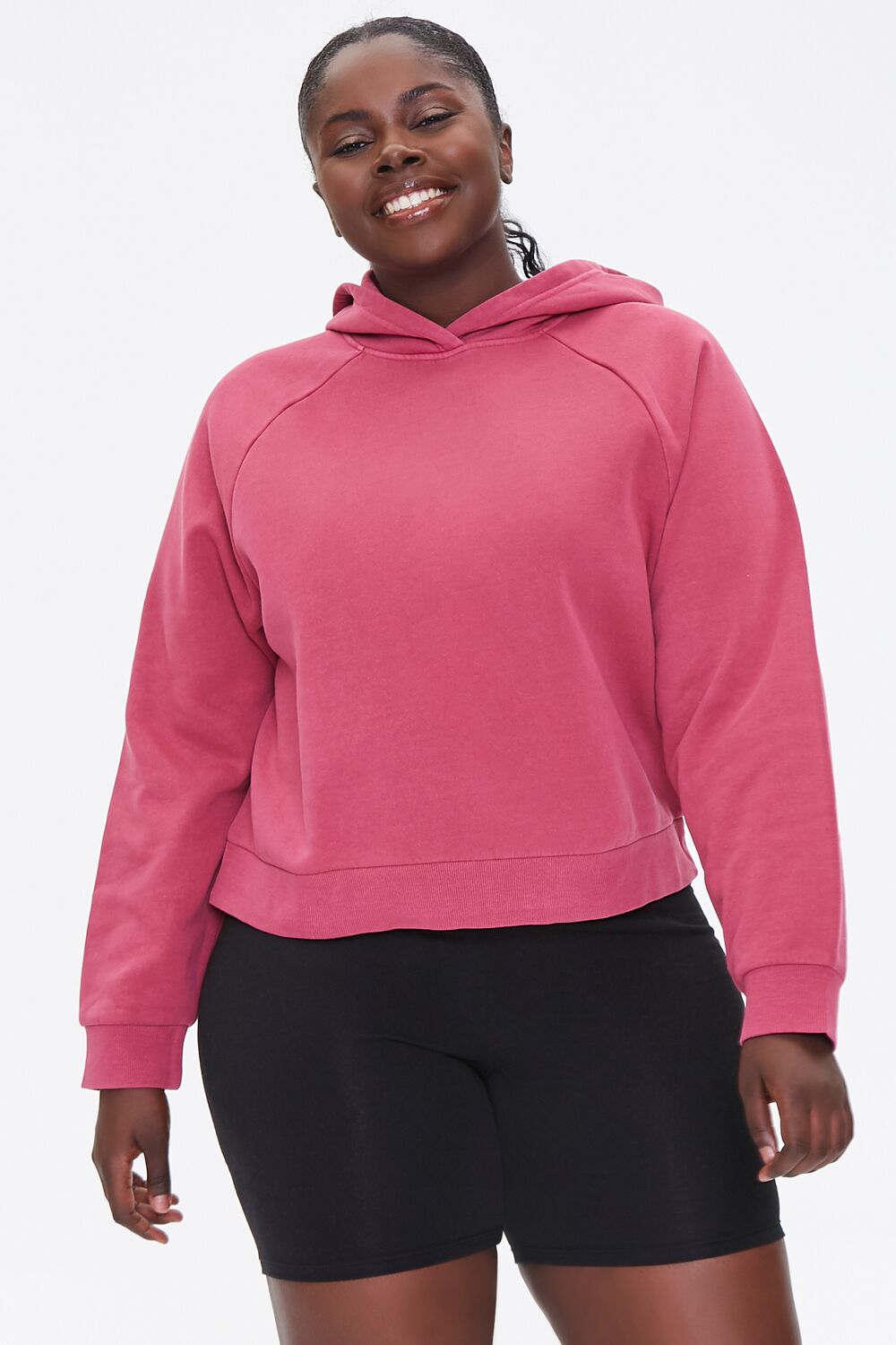 Plus Size Fleece Hoodie