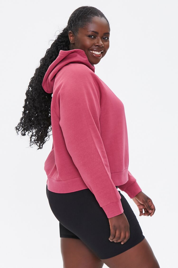 Plus Size Fleece Hoodie