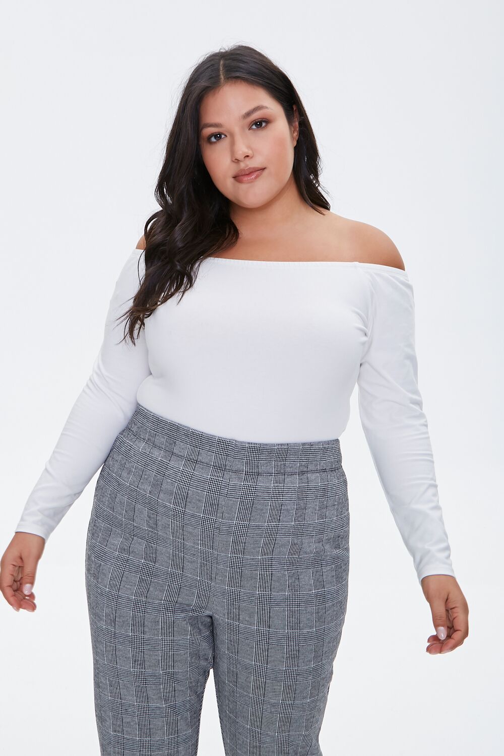 Plus Size Off-the-Shoulder Top