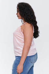 Plus Size Lace-Trim Cami