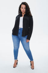 Plus Size Cotton Curved Shirt