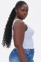 Plus Size Striped Tank Top