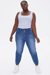 Plus Size Striped Tank Top