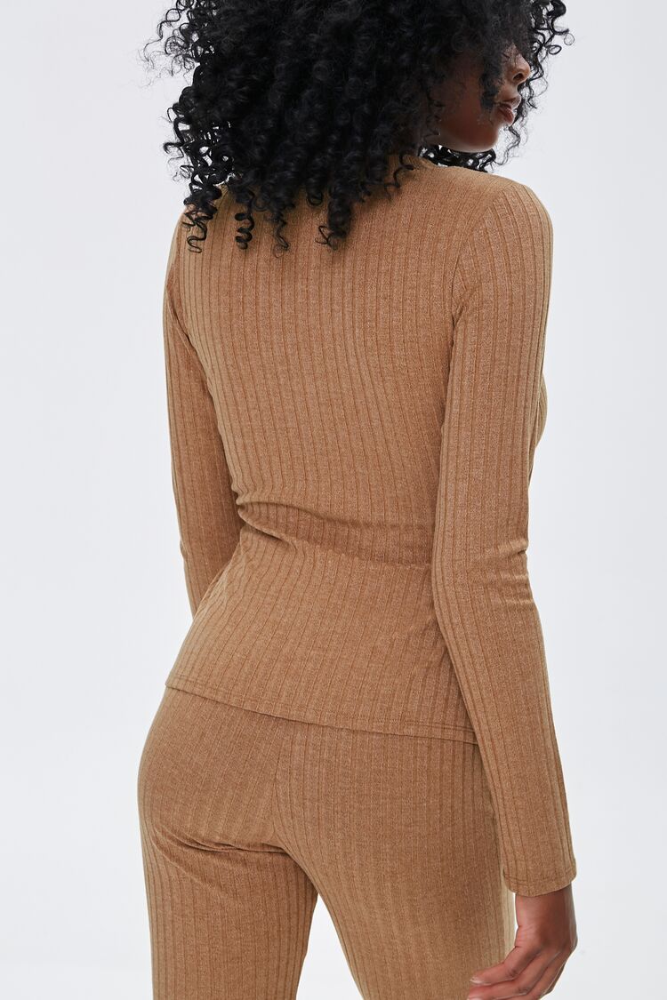 Ribbed Crossover Top