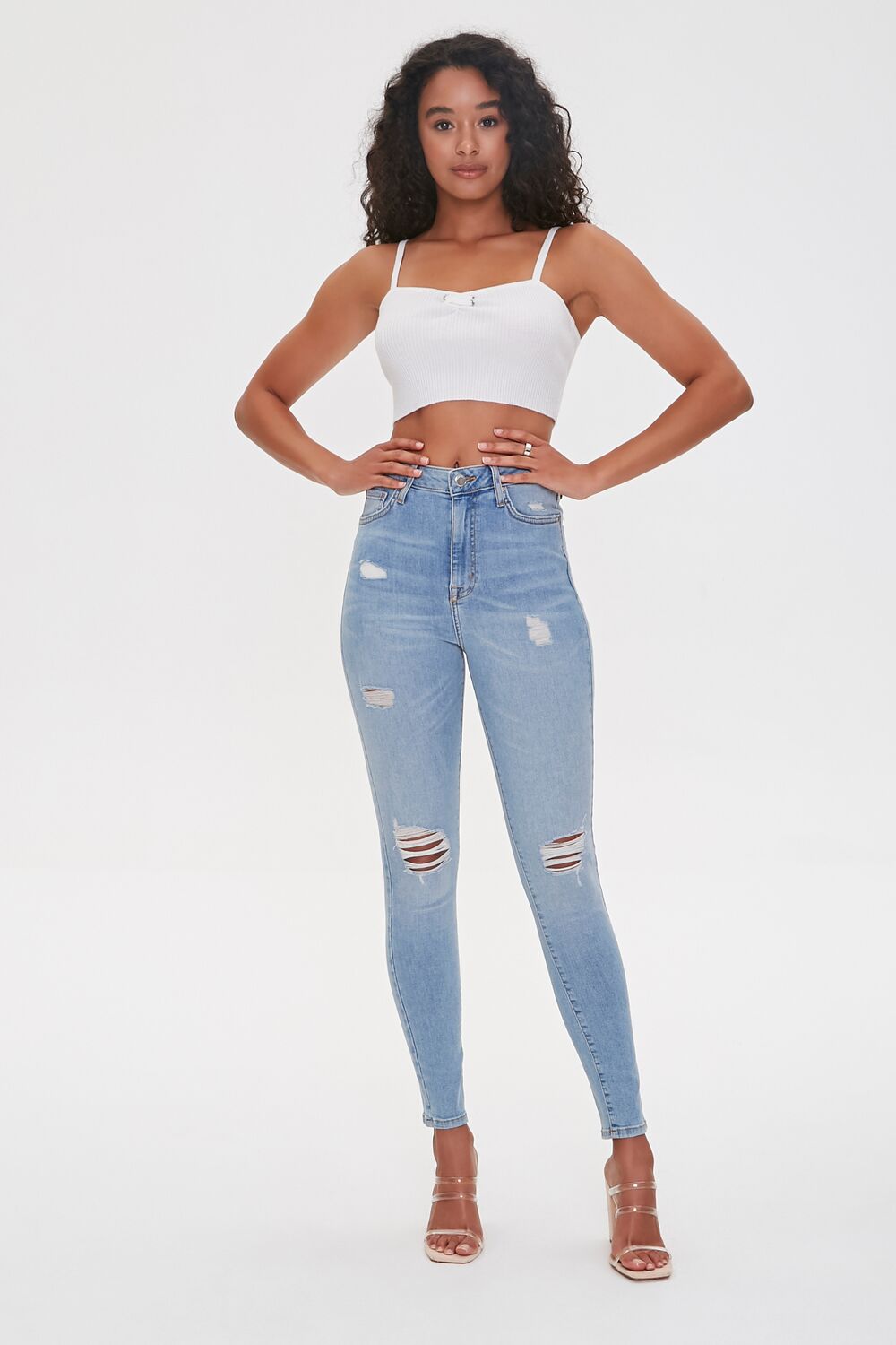 Crisscross Cropped Cami