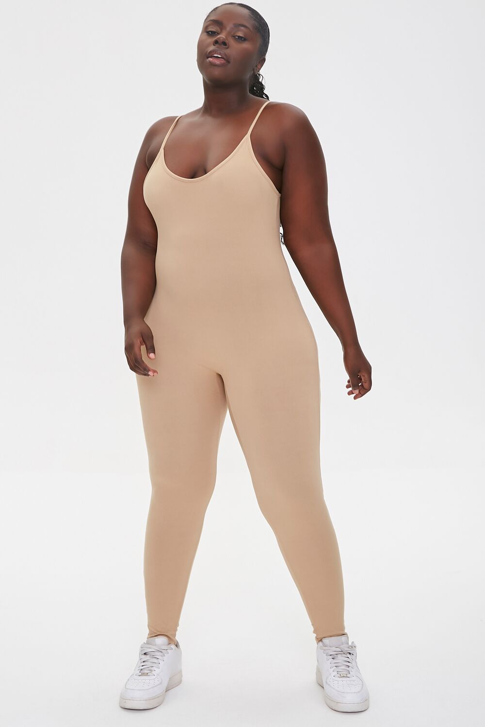 Plus Size Cami Scoop Jumpsuit