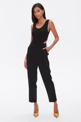 Ribbed High-Leg Tank Bodysuit
