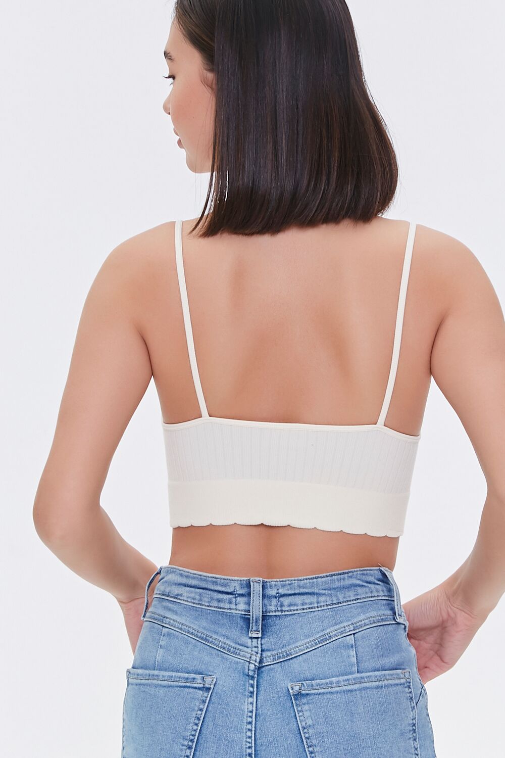 Seamless Scalloped Bralette