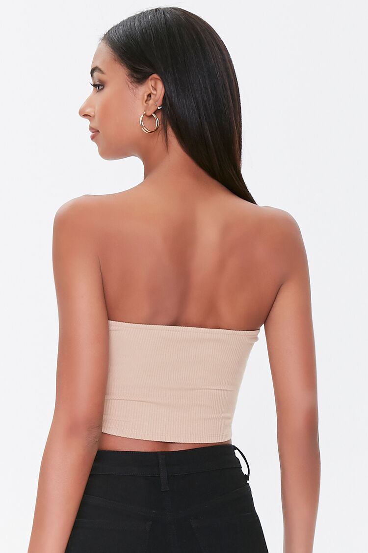 Ruched Drawstring Tube Top