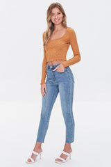 Ribbed Lettuce-Edge Top