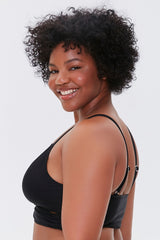 Plus Size Crisscross Bralette Bikini Top