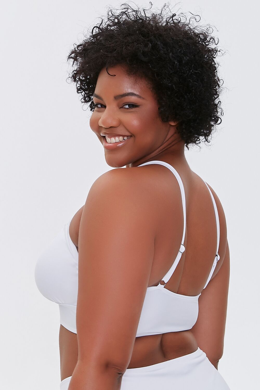 Plus Size Ruched Bikini Top