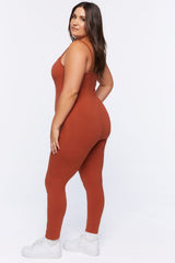 Plus Size Fitted Cami Jumpsuit