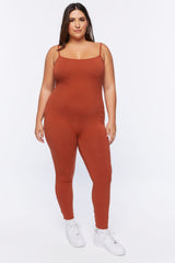 Plus Size Fitted Cami Jumpsuit