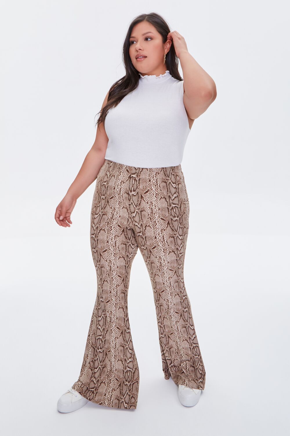 Plus Size Patterned Jordyn Pants