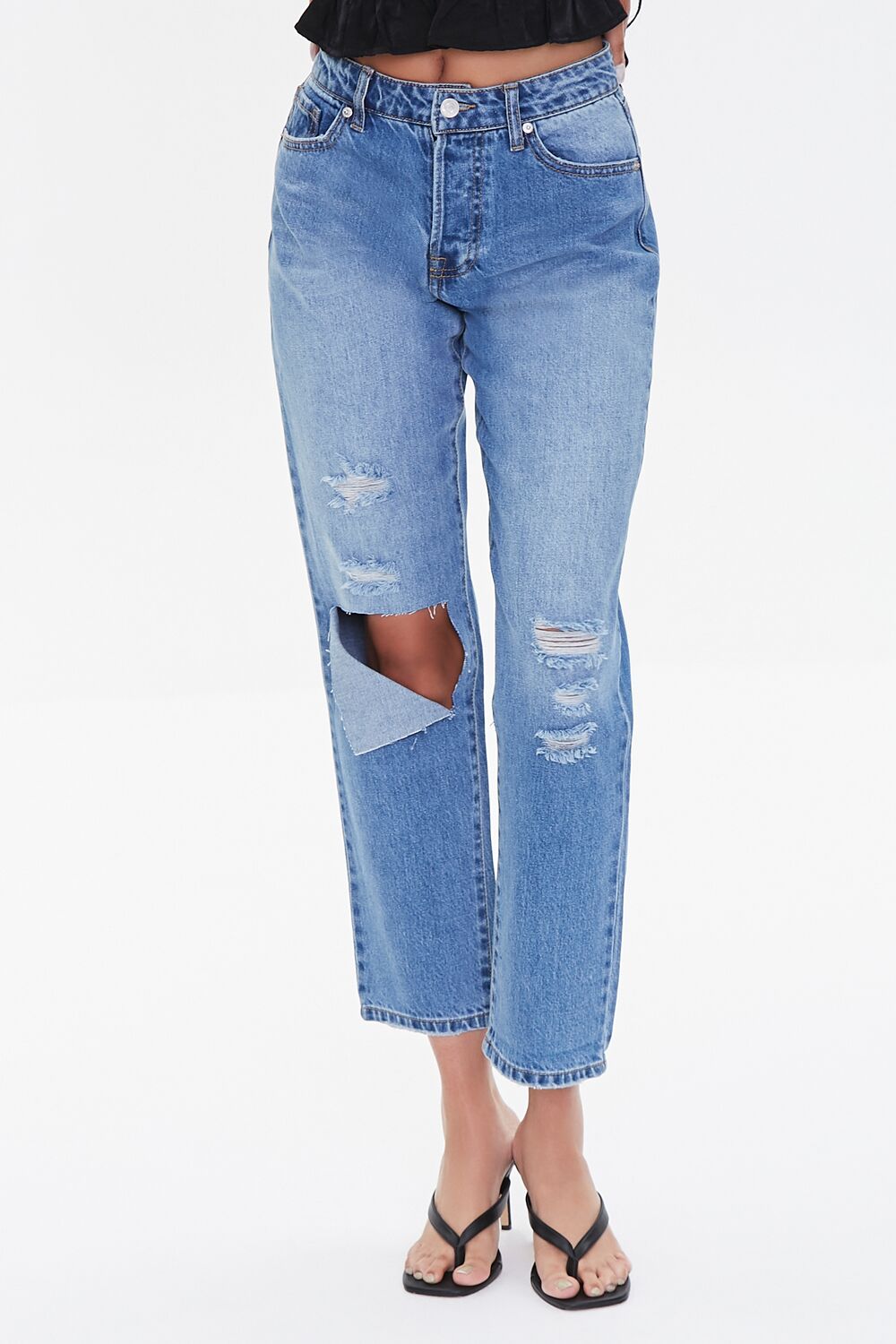 Premium Distressed Baggy Jeans