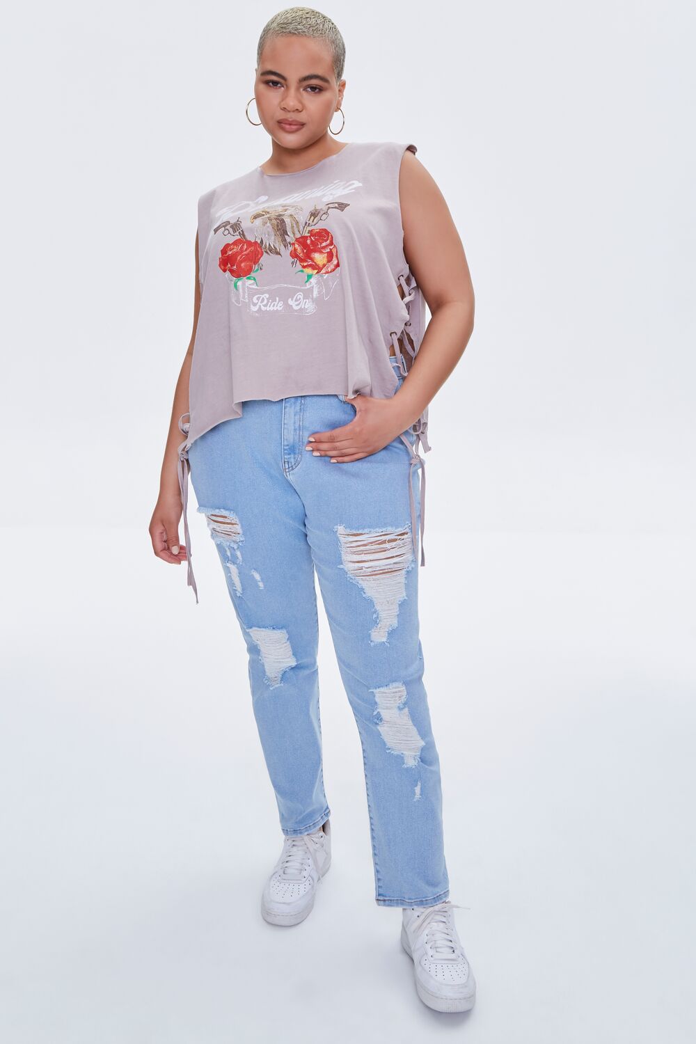 Plus Size Dreaming Muscle Tee