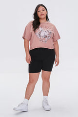 Plus Size Wild Horses Graphic Tee