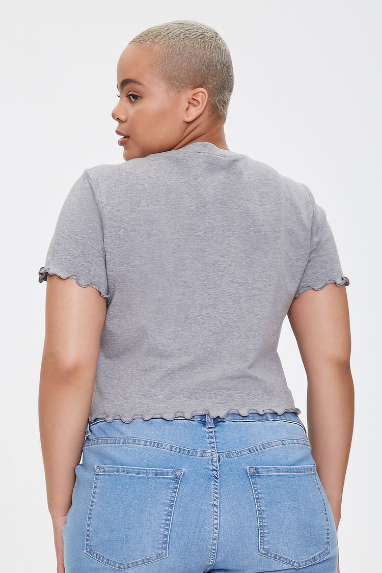 Plus Size Lettuce-Edge Tee