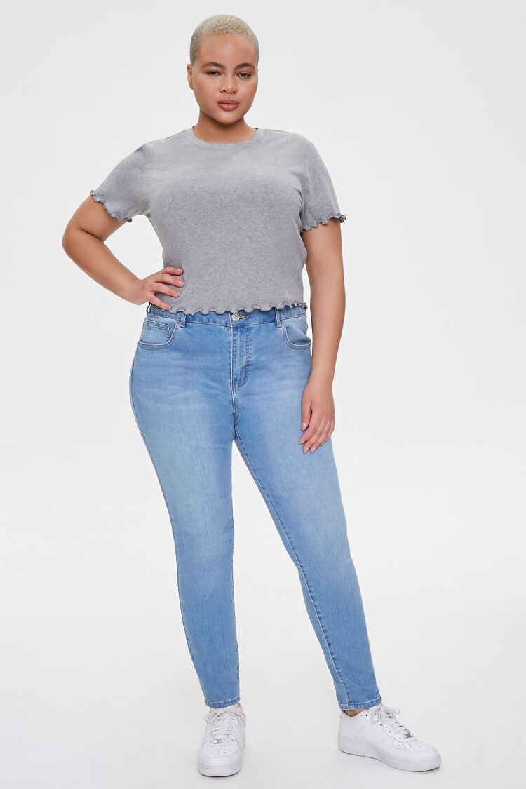 Plus Size Lettuce-Edge Tee
