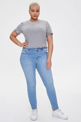 Plus Size Lettuce-Edge Tee