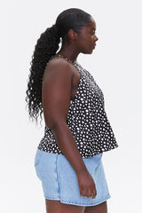 Plus Size Spotted Cami