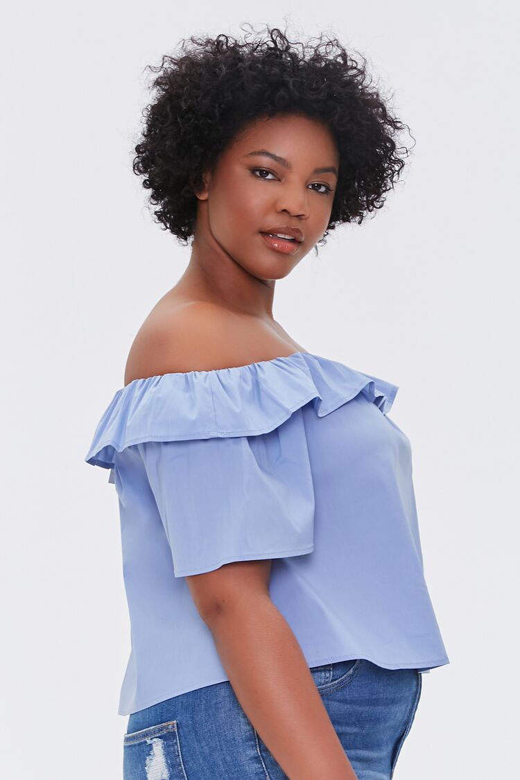 Plus Size Off-the-Shoulder Top