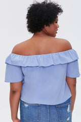 Plus Size Off-the-Shoulder Top