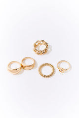 High-Polish Ring Set