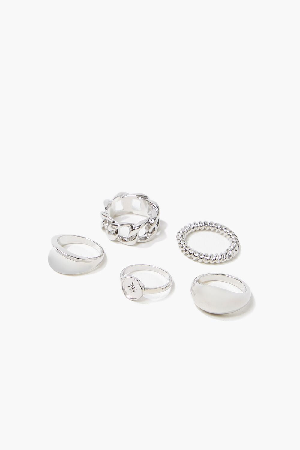 High-Polish Ring Set