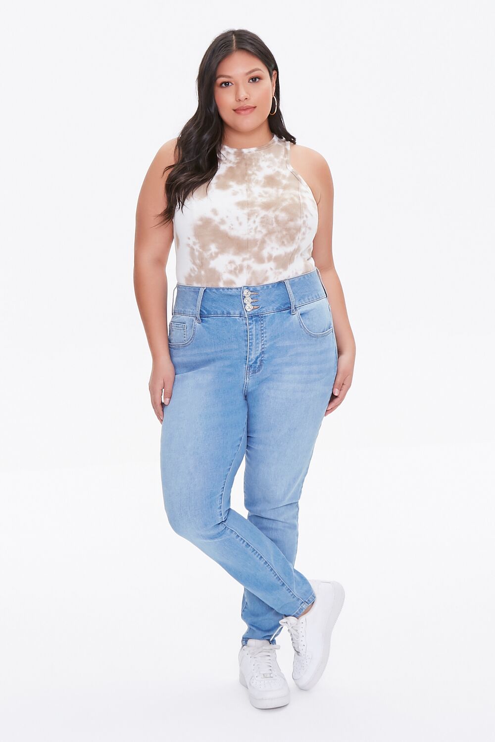 Plus Size Cloud Wash Tank Top