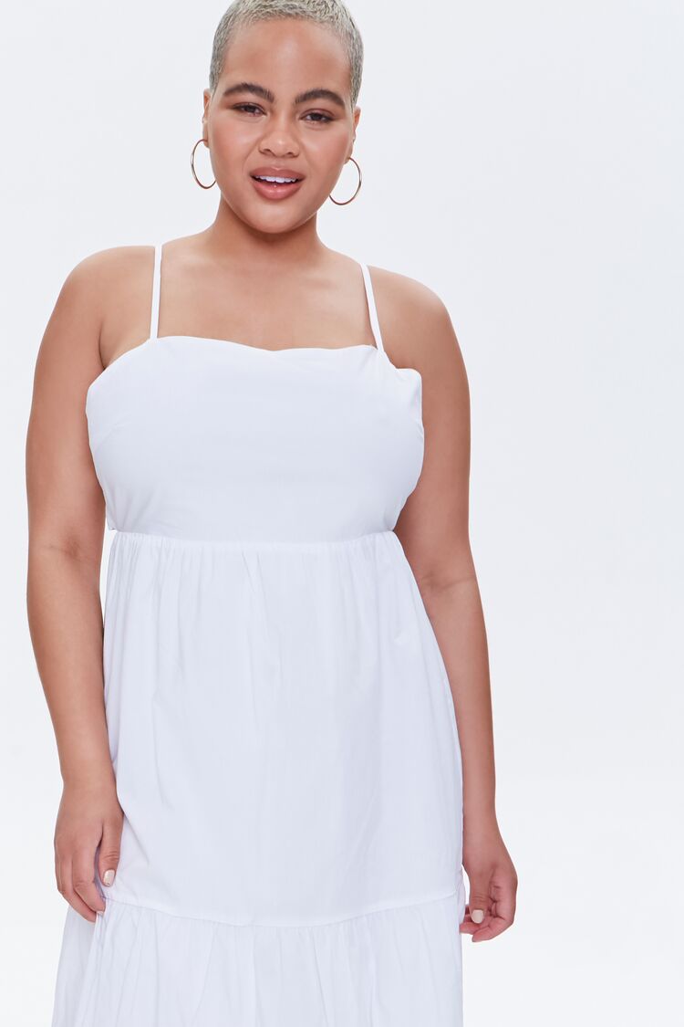 Plus Size Knotted Cutout Dress