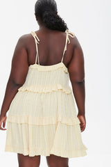 Plus Size Tiered Cami Dress
