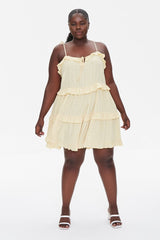 Plus Size Tiered Cami Dress