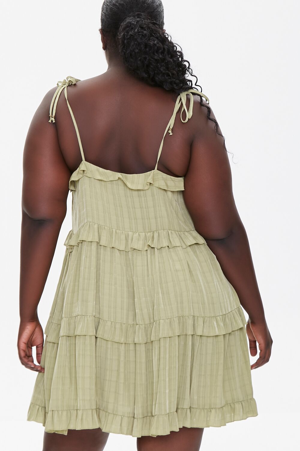 Plus Size Tiered Cami Dress