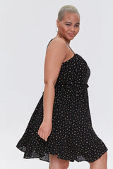 Plus Size Ditsy Floral Dress