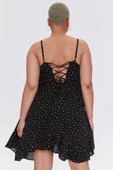Plus Size Ditsy Floral Dress