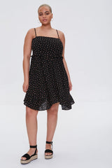 Plus Size Ditsy Floral Dress