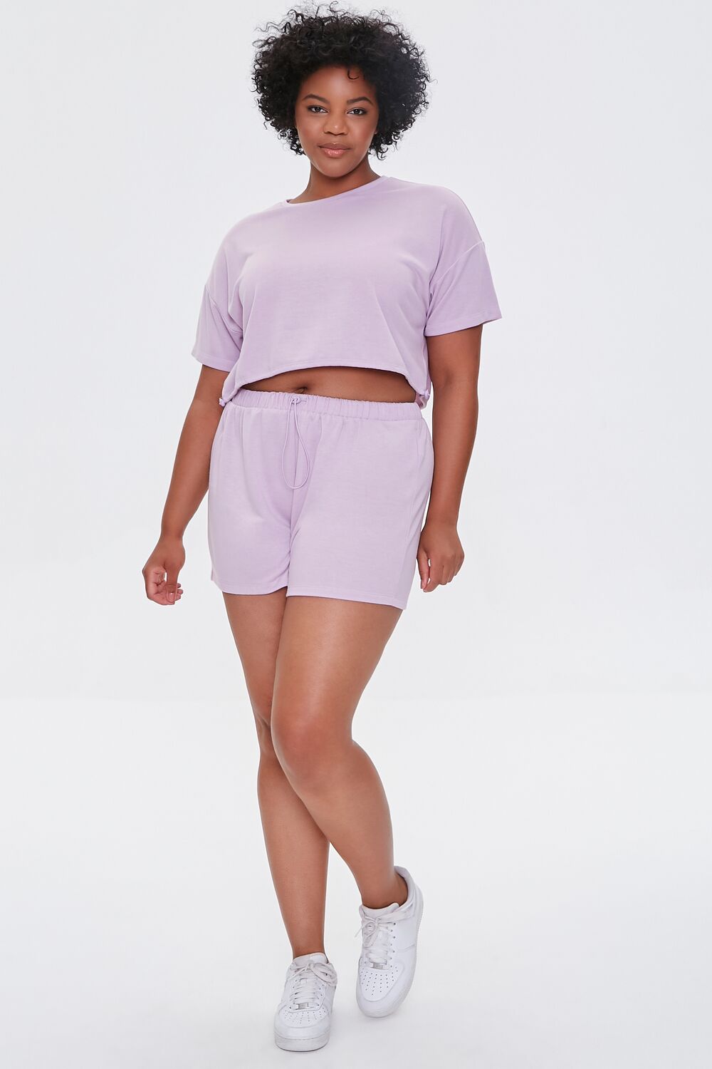 Plus Size French Terry Shorts